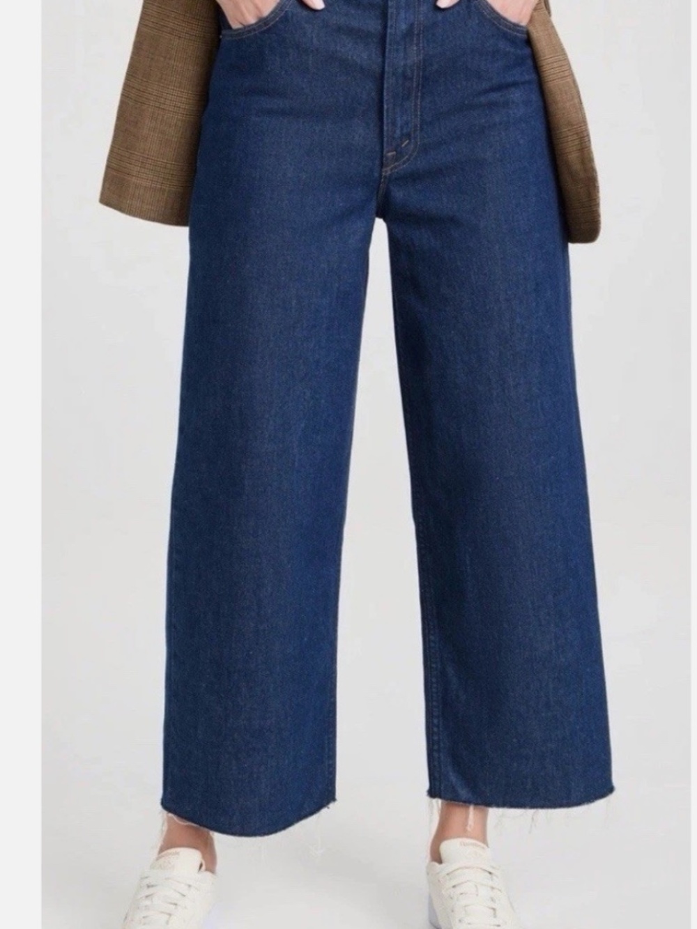 MOTHER Snacks! The Fun Dip Ankle Fray Jeans